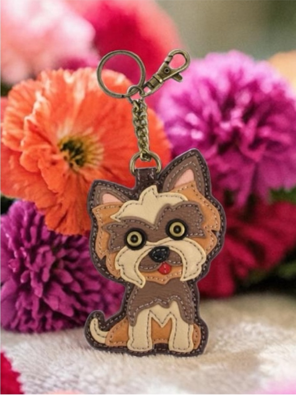 Chala Yorkie Bag Charm/Coin Purse - Picture 5 of 5